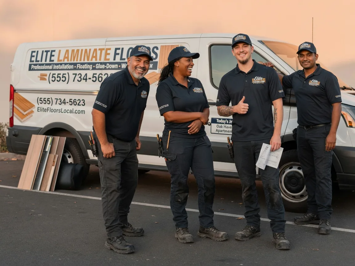 Laminate flooring installation company in Low Moor, IA